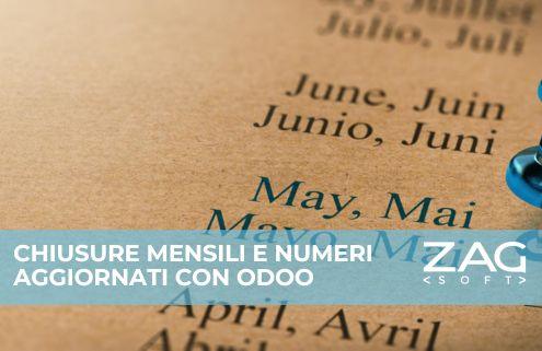 Ripetizione della parola "maggio" in un elenco.